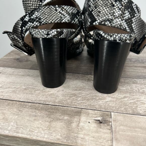 Vionic Blaire Strappy Heeled Sandals Snakeskin - Picture 6 of 9